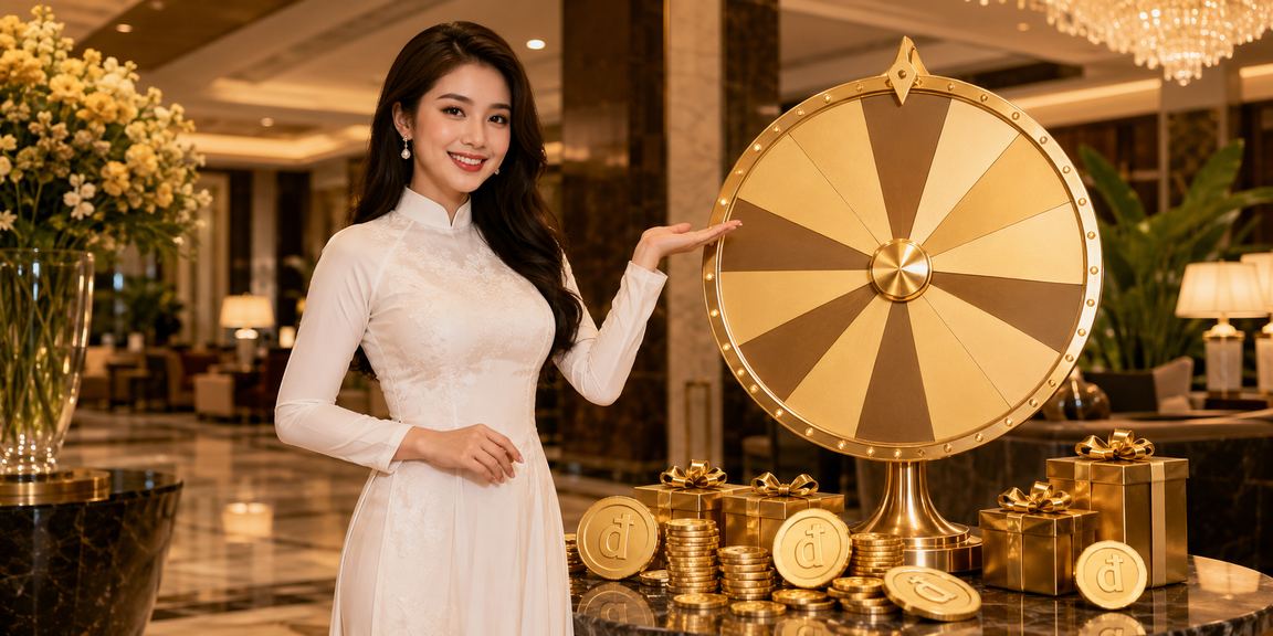 Không khí sòng bài roulette sang trọng với áo dài bên vịnh Hạ Long