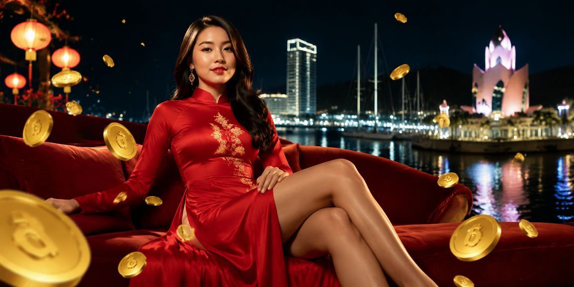 Thiếu nữ áo dài Nha Trang trải nghiệm giải trí casino trực tuyến trong không gian thanh lịch
